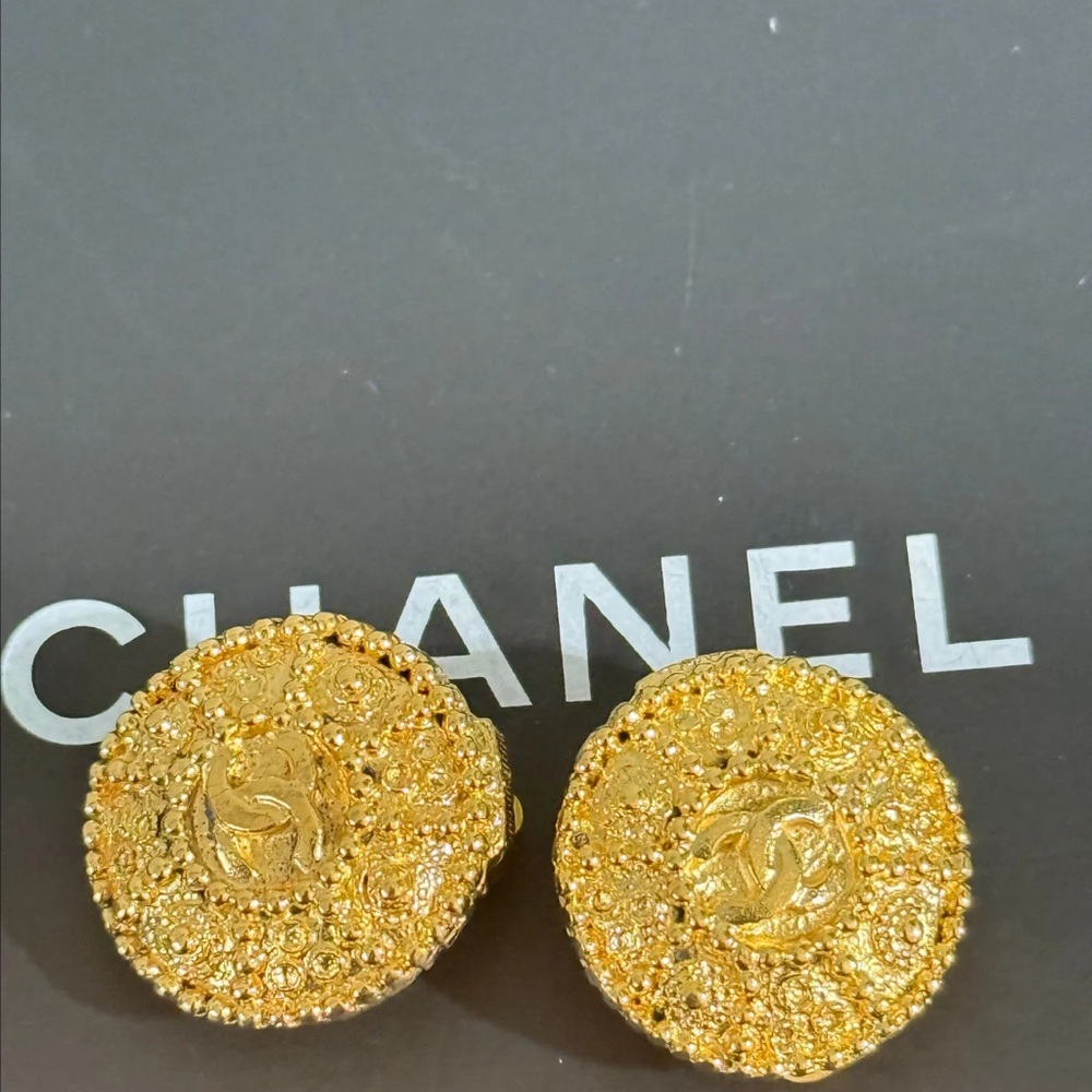 Chanel Gold Earrings
